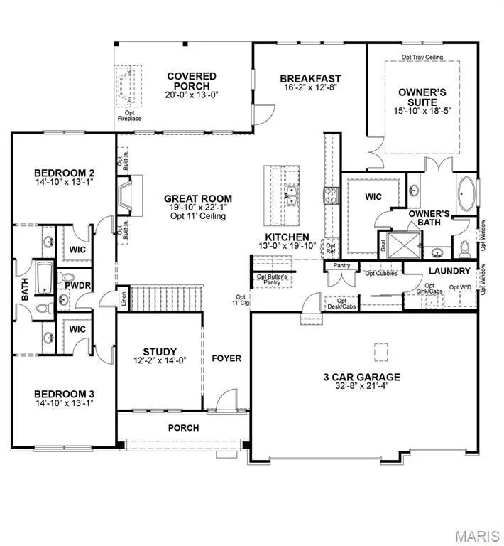 Main Floor plan — 83 Valor Way, O'Fallon, MO 63385