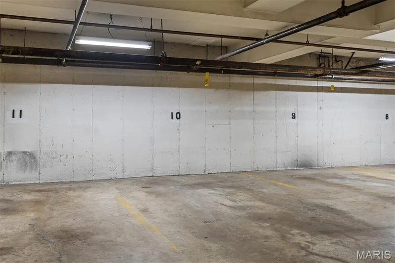 Secure garage with 1 parking space — 1511 Hampton Hall Drive #10, Chesterfield, MO 63017