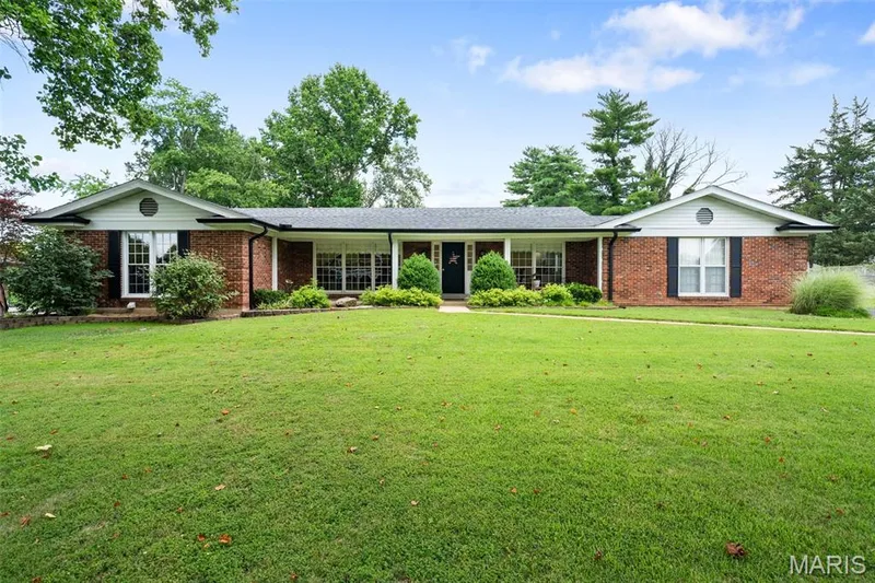 Home sits on .47 acres — 312 Diplomat Lane, Chesterfield, MO 63017