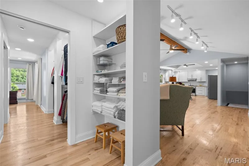 Large linen area in bedroom hallway — 312 Diplomat Lane, Chesterfield, MO 63017