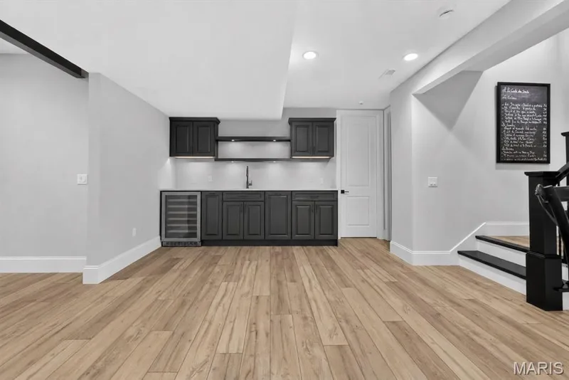 AI Cabinets. Cabinets/Bar do not exist. Rough ins for electric and plumbing are there. — 16529 Waterfront Avenue, Chesterfield, MO 63017