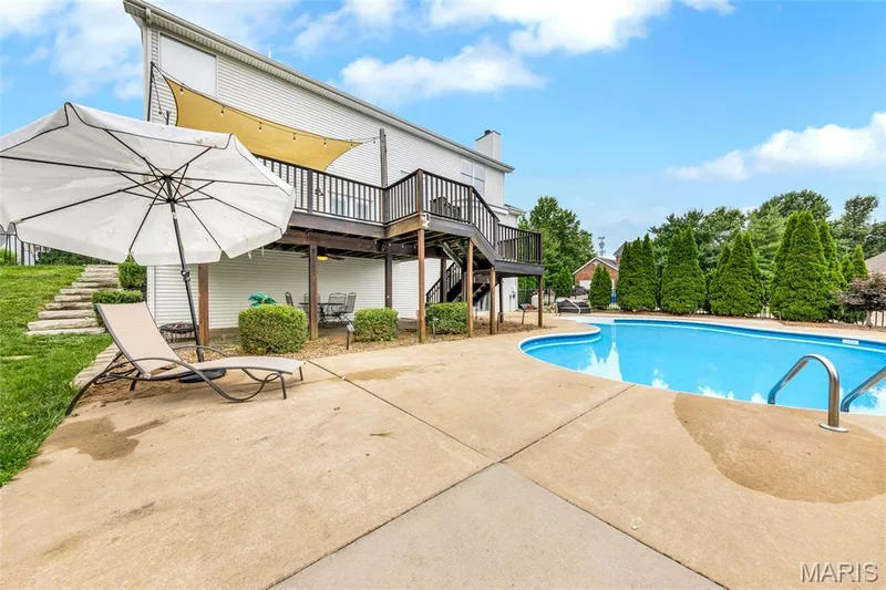 Outdoor pool area — 501 Oxborough Court, Cottleville, MO 63376