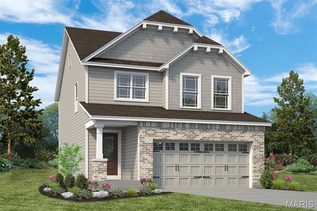Rendering of Front Elevation — 53 Pheasant Ring Drive, St Peters, MO 63376