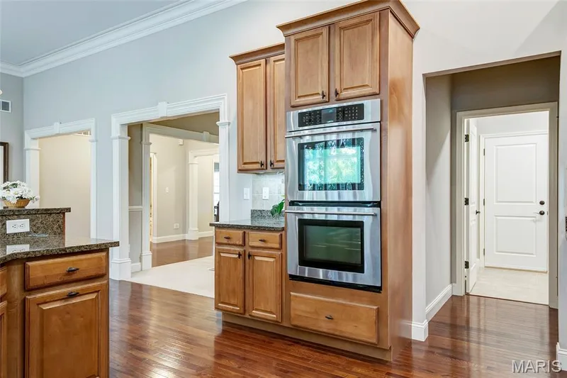 Builtin double oven for the cooking enthusiast. — 1209 Silver Fern Drive, Lake St. Louis, MO 63367