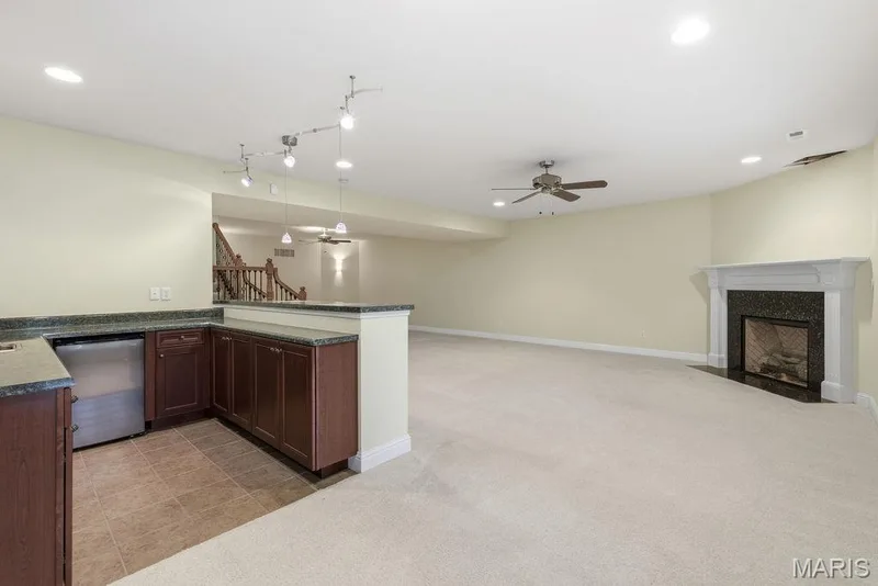 Nice wet bar in lower level — 14 Burgundy Place Drive, Dardenne Prairie, MO 63368