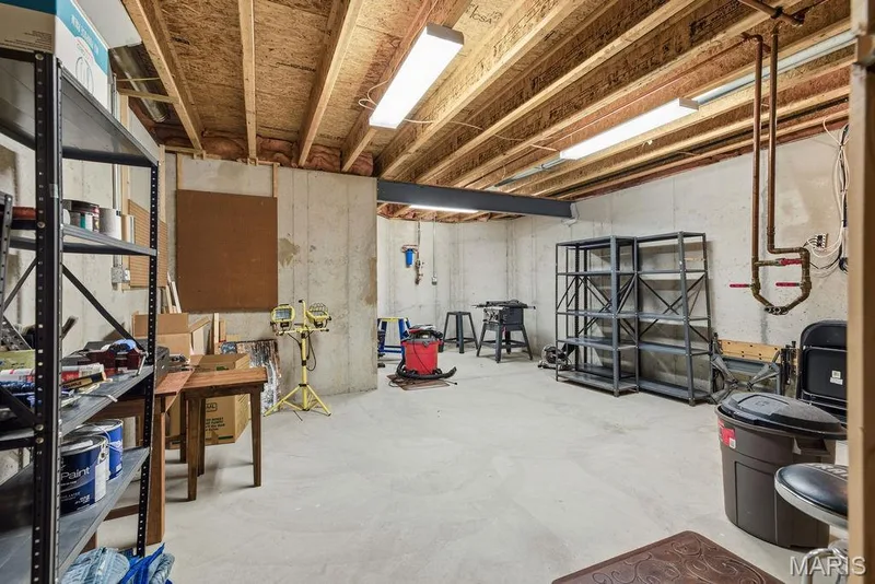 Still, plenty of storage or work shop area the lower level — 14 Burgundy Place Drive, Dardenne Prairie, MO 63368