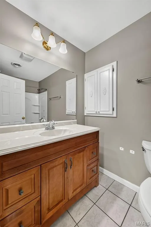 3rd Full Bathroom in Lower Level — 1719 Foxglove Drive, St Charles, MO 63303