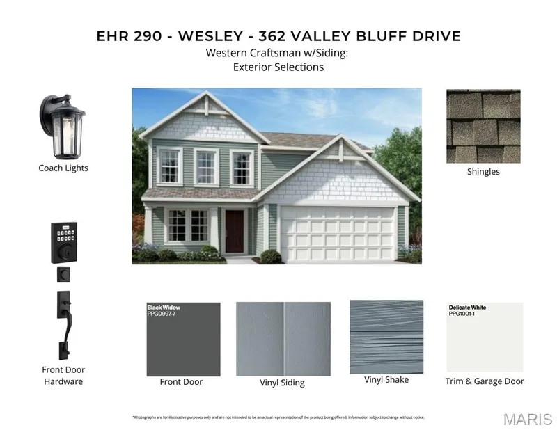 362 Valley Bluff Drive, Wentzville, MO 63348 — listing photo 2 of 8