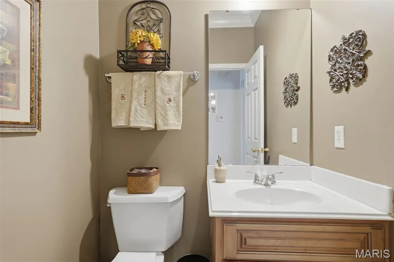 Main level half bath — 28 Seabiscuit Drive, St Charles, MO 63301