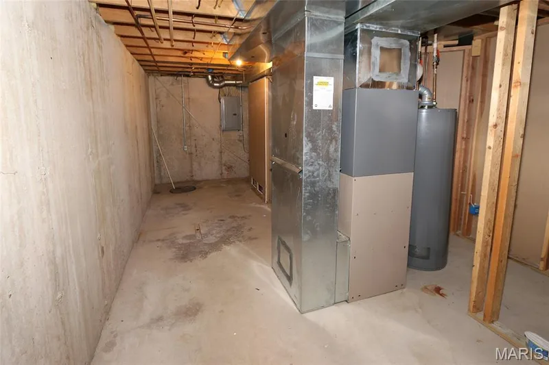 Furance room - New acoil in a/c 8/26 — 28 Seabiscuit Drive, St Charles, MO 63301