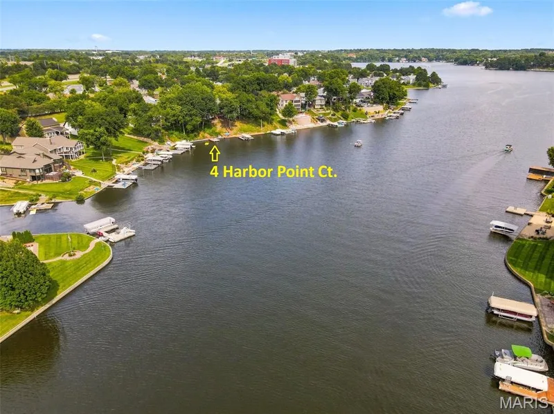 Located on a Deep Cove on Lake Saint Louis with Sunset Views — 4 Harbor Point Court, Lake St. Louis, MO 63367