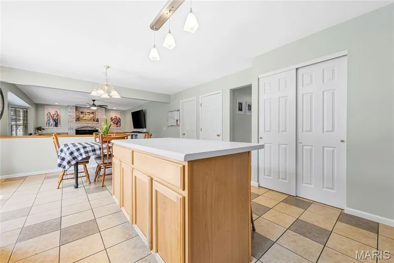 The kitchen is complete with a wall pantry with several shelves for all of your families' needs. — 2304 Bear Fountain Run, Wentzville, MO 63385