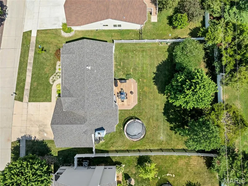 Aerial View of 2304 Bear Fountain. — 2304 Bear Fountain Run, Wentzville, MO 63385