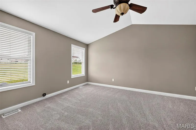 Primary Bedroon, Vaulted Ceiling — 159 Shadow Pointe Drive, Wentzville, MO 63385