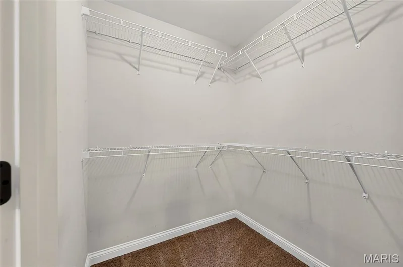 one of two closets in the owners suite — 159 Shadow Pointe Drive, Wentzville, MO 63385