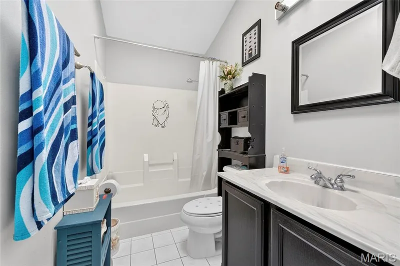 Main level full Bathroom — 17 Kingspointe Court, St Peters, MO 63376