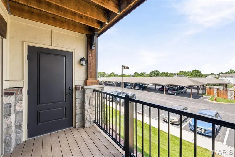 Storage closet on balcony — 321 Bordeaux Way, St Peters, MO 63376