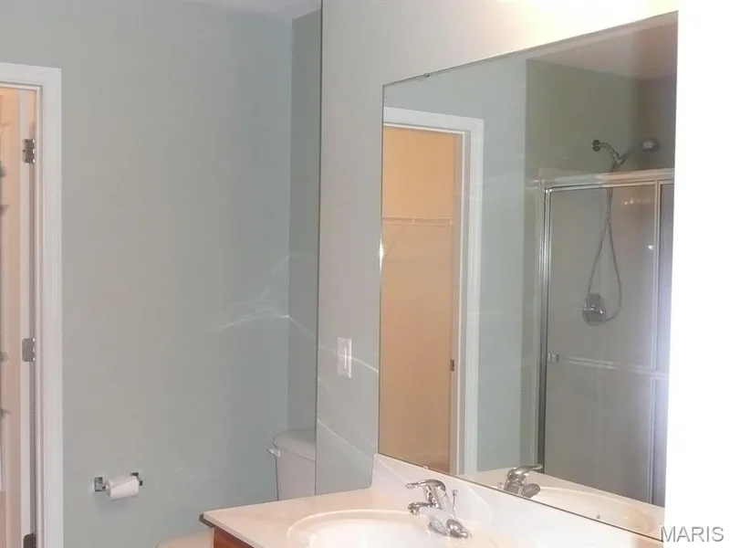 Main floor primary suite with walk in closet. — 118 Fallon Villa Court, O'Fallon, MO 63368