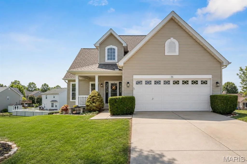 Front yard tree has been virtually removed in this photo! — 11 Towergate Court, Lake St. Louis, MO 63367
