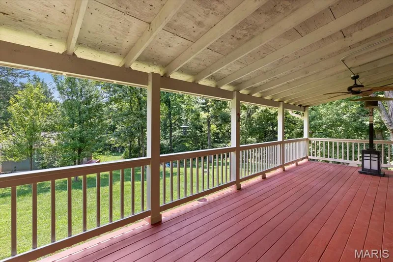 Your mornings can start here and end in the evening rain or shine — 44 Wilderness Lane, Defiance, MO 63341