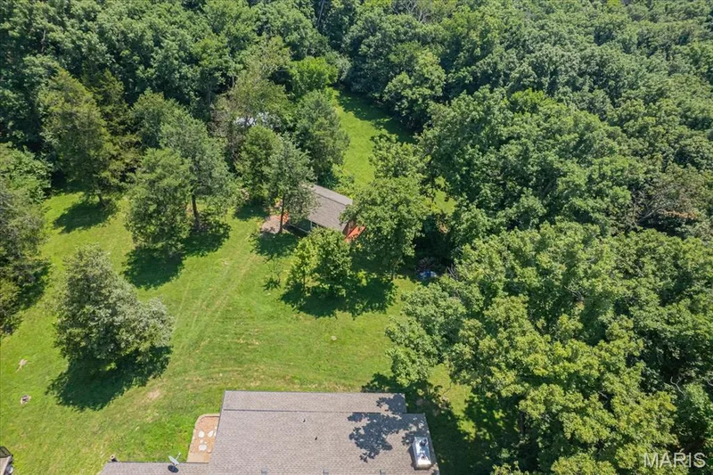 Expansive property with home, Wood shop/She Shed and Barn nestled within the foliage — 44 Wilderness Lane, Defiance, MO 63341