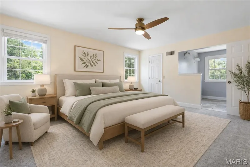 Staging idea for Primary Bedroom — 44 Wilderness Lane, Defiance, MO 63341