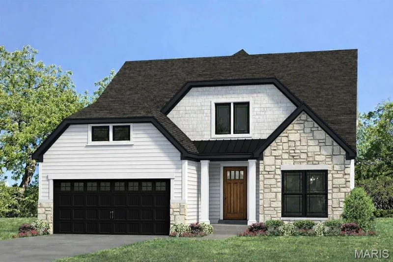 Rendering of Front Elevation — 549 Ryehill Drive, St Peters, MO 63376