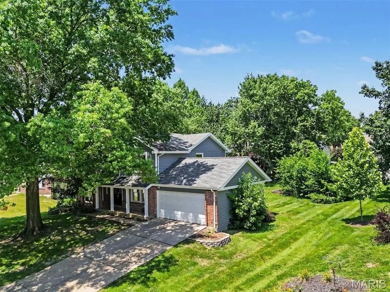 Side aerial view — 22 Normandy Drive, Lake St. Louis, MO 63367