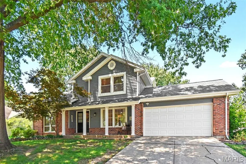 Lake view from porch and driveway — 22 Normandy Drive, Lake St. Louis, MO 63367