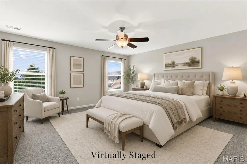 Virtually Staged for your Imagination - Primary Bedroom — 104 Towergate Drive, Lake St. Louis, MO 63367