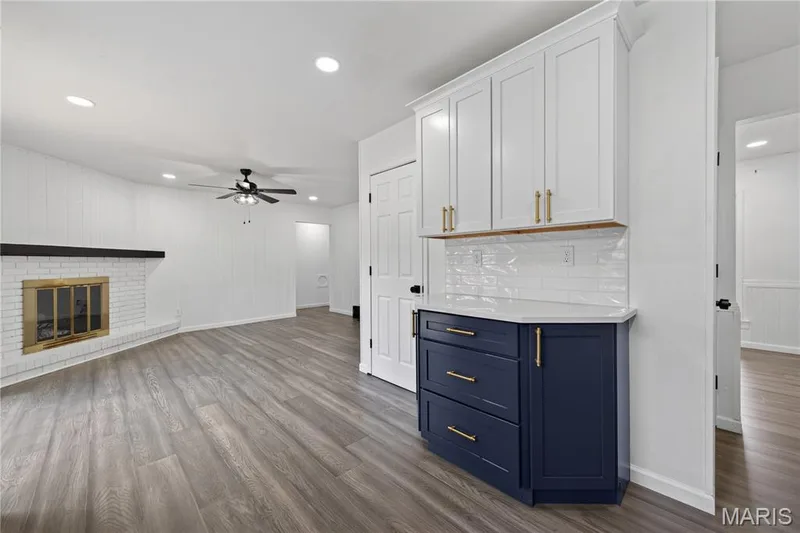 Kitchen Open to Family Room — 608 Mosport Drive, St Charles, MO 63304