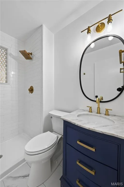Updated Vanity and Custom Tile Shower in Primary Bath — 608 Mosport Drive, St Charles, MO 63304
