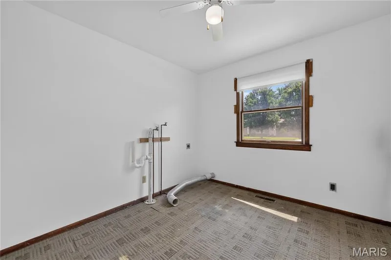 Secondary Bedroom with Washer/ Dryer Hookups — 608 Mosport Drive, St Charles, MO 63304