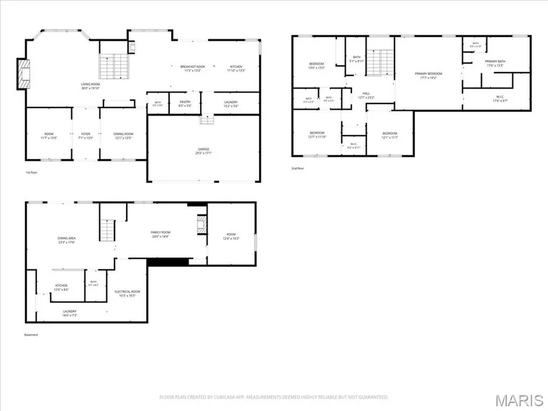 All floor plans with dimensions. — 31 Pinewood Court, Dardenne Prairie, MO 63368