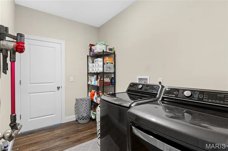 Dedicated main-floor laundry off mudroom. — 1316 Silver Fern Drive, Lake St. Louis, MO 63367