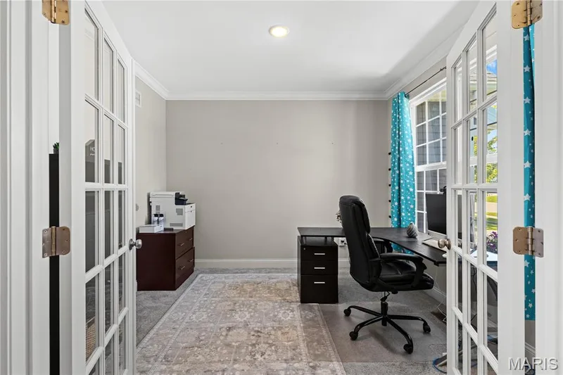 Imagine working from home in this light-filled office or claim as your dedicated reading retreat. — 1316 Silver Fern Drive, Lake St. Louis, MO 63367