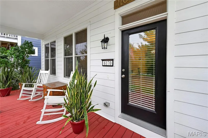 You will be greeted by the Lighted Address Plaque and Full-View Glass Entry Door with Transom Window! — 6170 Suntan Drive, St Charles, MO 63301