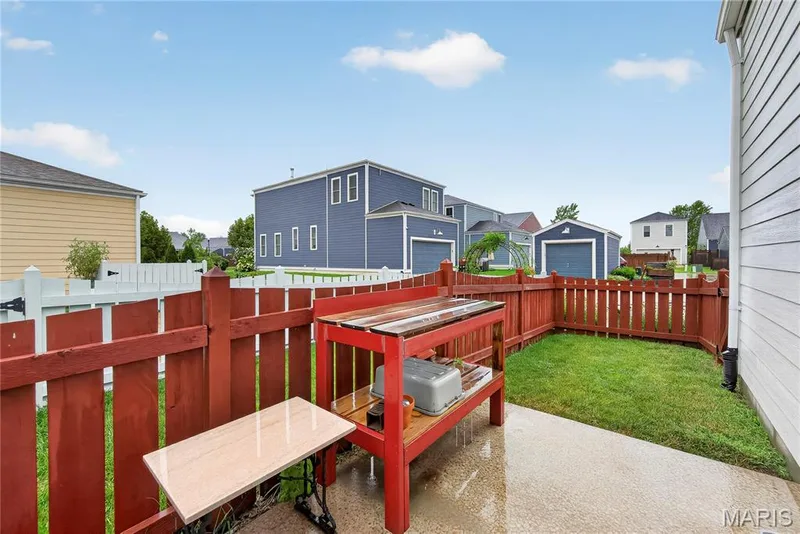 Just the right amount of NEW TOWN YARD... because we all know all the FUN & ACTION is on the Front of the house & the Friendly Neighborhood Sidewalks! — 6170 Suntan Drive, St Charles, MO 63301