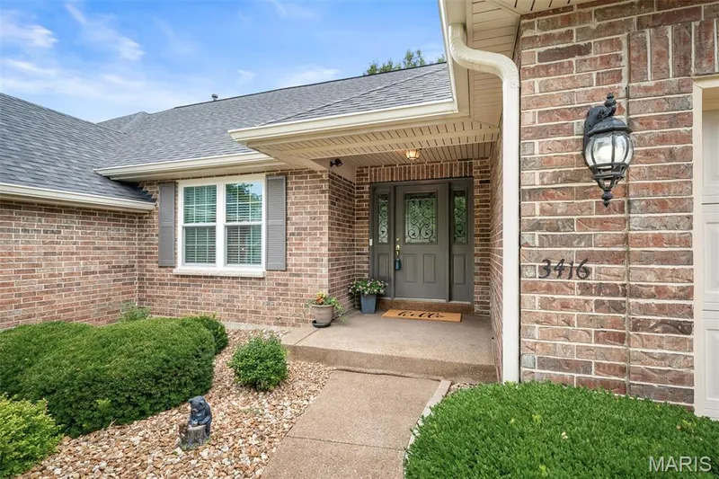 Covered front porch. — 3416 Sun Bear Court #830C, Wentzville, MO 63385