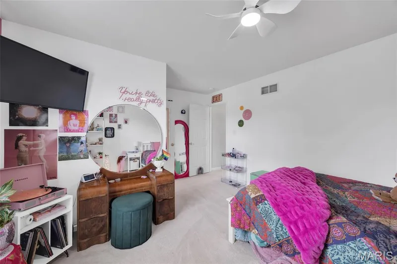 Sunny bedroom w newer carpet — 202 Wyndtrace Court, Lake St. Louis, MO 63367