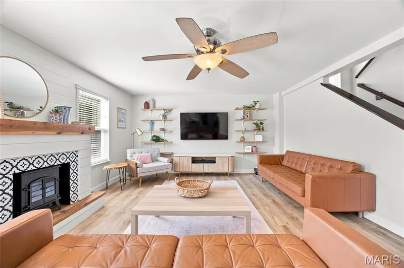 Room for everyone to hang out in this living room — 202 Wyndtrace Court, Lake St. Louis, MO 63367