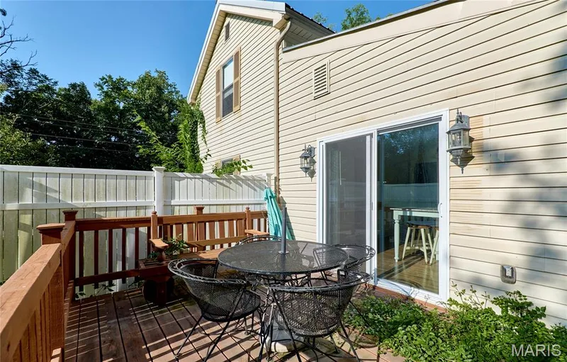 Deck off Kitchen Right Side of House — 18505 Wild Horse Creek Road, Wildwood, MO 63005