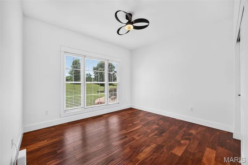 BedRm #3 on Main Level w/ Ceiling Fan — 512 Meadowfield Lane, Wentzville, MO 63385