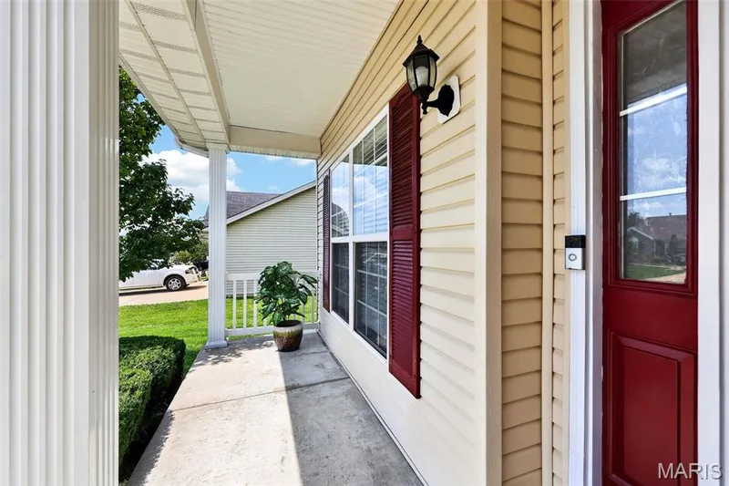 Covered front patio — 743 Springfield Drive, Wentzville, MO 63385