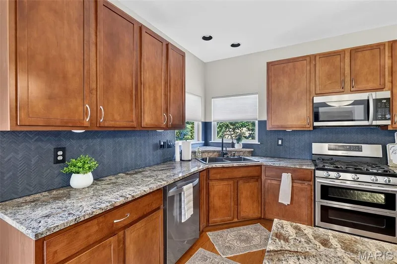 Kitchen with over the sink windows — 743 Springfield Drive, Wentzville, MO 63385