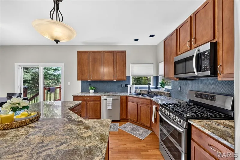 Kitchen with SS appliances — 743 Springfield Drive, Wentzville, MO 63385