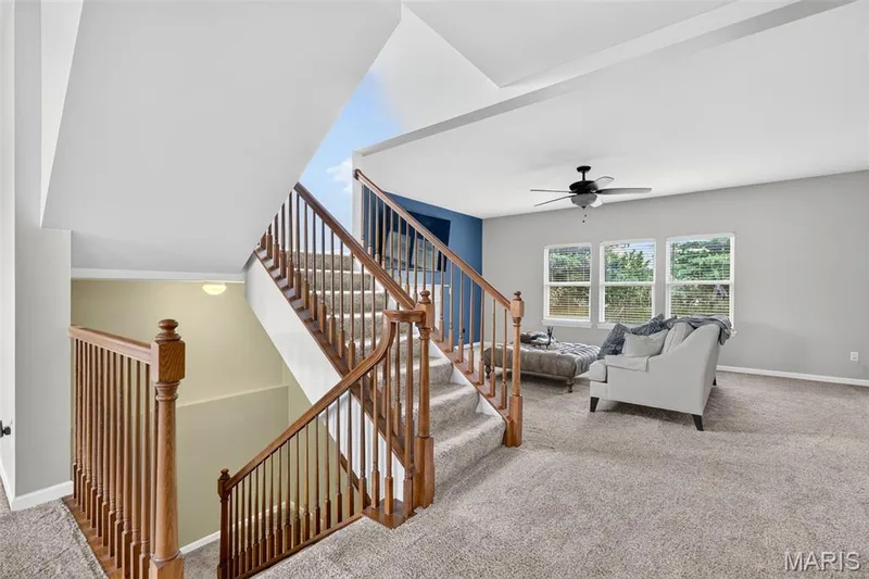 Stairs to upper and lower levels — 743 Springfield Drive, Wentzville, MO 63385