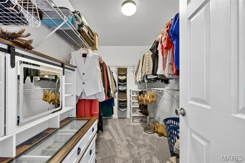 Primary walk-in closet — 743 Springfield Drive, Wentzville, MO 63385