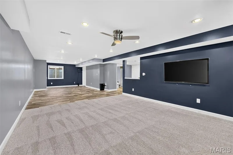 Basement with large recreation room — 743 Springfield Drive, Wentzville, MO 63385