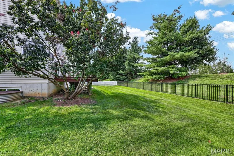Backyard, fully fenced in — 743 Springfield Drive, Wentzville, MO 63385